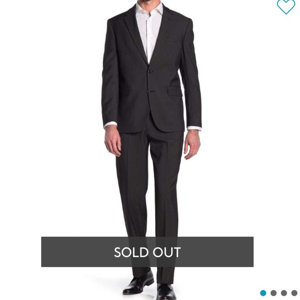 Dockers micro dot two bottom notch lapel suit